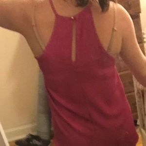 Francesca's Hot Pink Tank Top